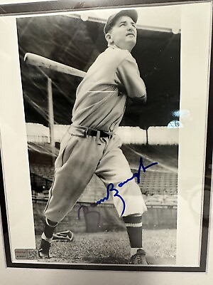 #ad Tristar Sammy Baugh Signed 8 x 10 Black amp; White Baseball Photo Rare Cardinals $39.95