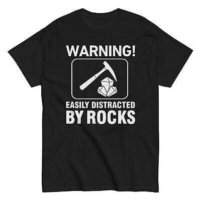 #ad Funny Rock Collector Geologist Cotton T Shirt Geology Gift Tee Rock Hunter $19.99