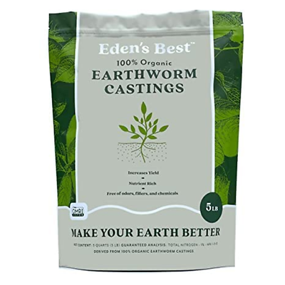 #ad Eden’S Best Worm Castings Organic Fertilizer 100% Organic Fertilizer Organi $32.99