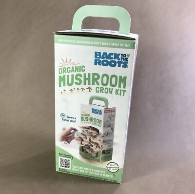 Gourmet Oyster Mushroom Back to the Roots Organic Growing Kit Harvest 10 days $30.00
