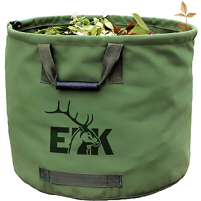 #ad ELK 33 Gallon Multipurpose Garden Leaf Waste Bag Heavy Duty w Rubber Handles $19.99