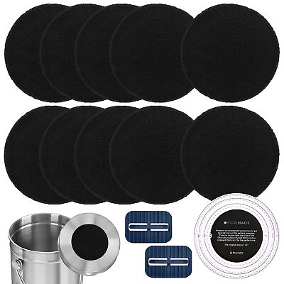 #ad #ad PURIMADE 10Pack 7.25 Inch Charcoal Filters for Compost Bucket with Cutting Te... $25.09