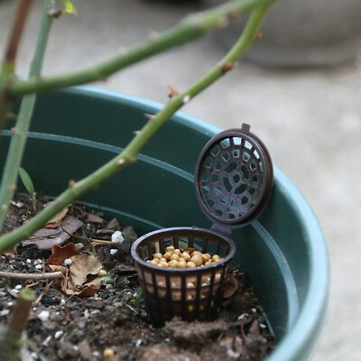 #ad Fertilizer Box Plastic 100Pcs Bonsai Basket Flower Case Portable Outdoor $24.06