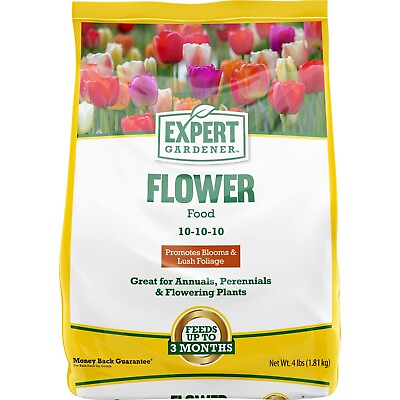 #ad #ad Expert Gardener Flower Plant Food Fertilizer 10 10 10 4 lb. $10.85