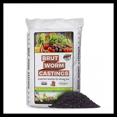 All Natural Organic Worm 30 Lb. Bag Castings Soil Builder $47.91