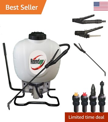 #ad 4 Gallon Backpack Sprayer for Fertilizers Herbicides amp; Insecticides White $149.99