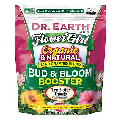 #ad Dr. Earth Flower Girl Premium Bud amp; Bloom Booster Plant Food 3 9 4 Fertilizer $28.99