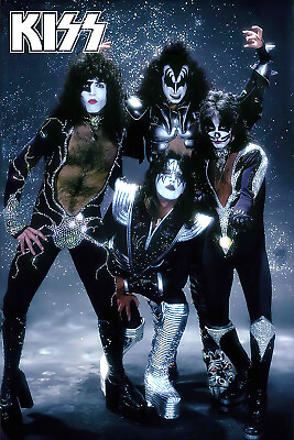 #ad quot; Kiss Rock Band quot; Poster FREE SHIPPING $32.99