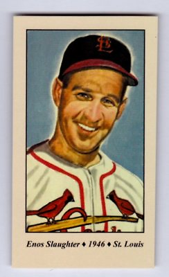 #ad Enos Slaughter #x27;46 St. Louis Cardinals Tobacco Road #43 NM cond. $4.95