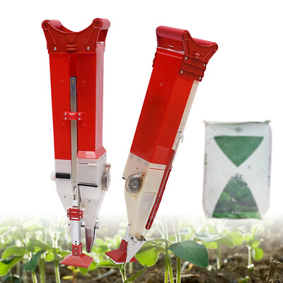 #ad Single Double Cylinder Handheld Fertilizer Vegetable Garden Fertilizer Applicato $39.90