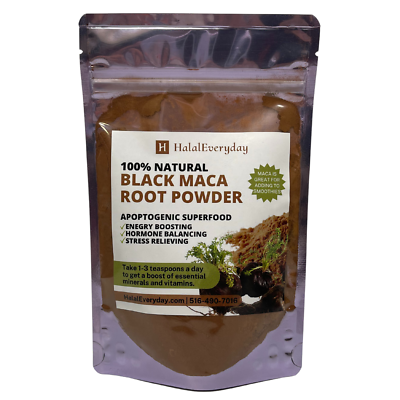 Maca Root Powder Black 100% Raw Pure Natural Non GMO Peruvian Superfood Bulk $94.95