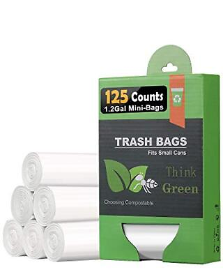 #ad Eco Friendly Compost Bags 1.2 Gallon 125 Count Unscented Multi Purpose $16.70