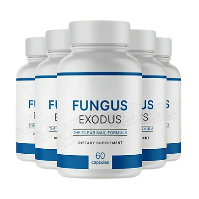 #ad #ad 5 Pack Fungus Exodus Pills Supports Strong Healthy Natural Nails 300 Capsules $64.95