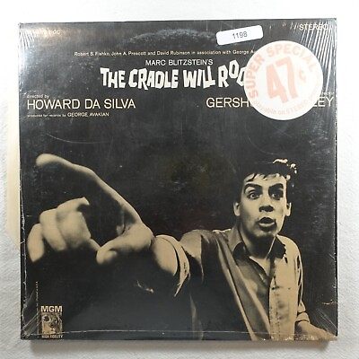 #ad #ad Marc Blitzstein the cradle will rock w Shrink Record Album Vinyl LP $13.84
