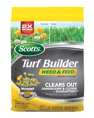 Scotts Turf Builder Weed and Feed 3 14.29 lbs. Covers 5000 sq. ft. $29.96