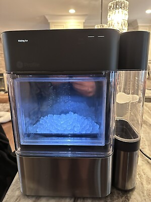 GE Profile Opal 2.0 Countertop Ice Maker With Side Tank In Silver US Seller M $269.99
