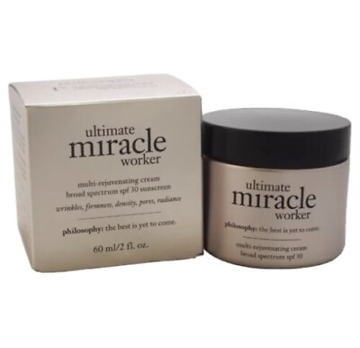 Philosophy Ultimate Miracle Worker MultiRejuvenating Cream SPF30 2 Oz new in box $36.99