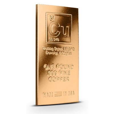 #ad 1 Pound Copper Bar Elemental $19.95