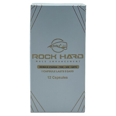 Rock Hard Fast Acting Male Male Supplement Performance Enhancement 12 Pills $25.70