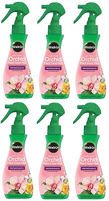 #ad 6 Miracle Gro 100195 8 oz Ready To Use Orchid Plant Food Fertilizer Mist Spray $58.90
