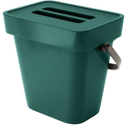 #ad Kitchen Compost Bin Small Compost Bin 5L Food Waste Caddy with Removable ... $25.18
