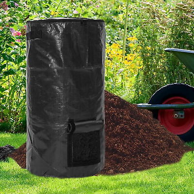 #ad Compost Bin Bags 34 Gallon Compost Bin Garden Outdoor Compost Bin Bags for Garde $32.99