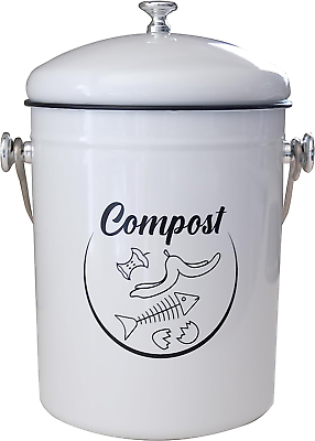 #ad Compost Bin Kitchen Counter Indoor Compost Bin Kitchen Compost Bin Counterto $45.31
