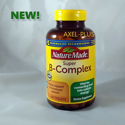 Nature Made Super B Complex with Vitamin C amp; Folic Acid 460 tablets $24.98