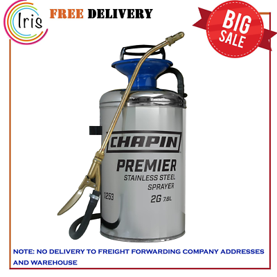 #ad #ad Chapin 1253 2 Gallon Premier Stainless Steel Sprayer for Fertilizer Herbicides $169.92