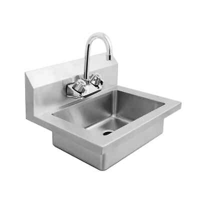 #ad Atosa MRS HS 18 W MixRite 18quot; Stainless Steel Wall Mounted Hand Sink $210.00