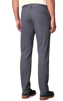#ad Prana Men#x27;s Dark Gray Table Rock Organic Cotton Chino Pants Size 30 $32.00