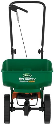 Mini Broadcast Seed Fertilizer Spreader 5000 sq ft Grass Lawn Push Wheel $63.99