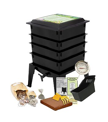 #ad #ad Worm Factory 360 Black US Made Composting System for Recycling Food Waste at ... $200.90