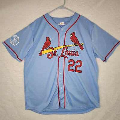 #ad St. Louis Cardinals Jack Flaherty Stadium Giveaway Jersey 22 Powder Blue XL SGA $24.99