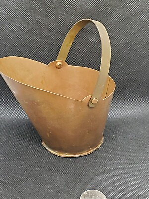 #ad Vintage Mini Copper Bucket. Handmade and signed. $9.99