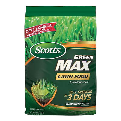 #ad Scotts Green Max Lawn Food 16.9 lbs. 5000 sq. ft. $35.55