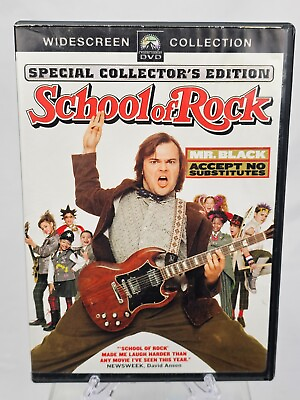 School of Rock Special Widescreen Collector#x27;s Edition Jack Black Very Good DVD $5.99