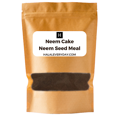 Neem Cake Seed Meal Azadirachta indica 100% Pure Organic Raw Vegan Bulk $77.95
