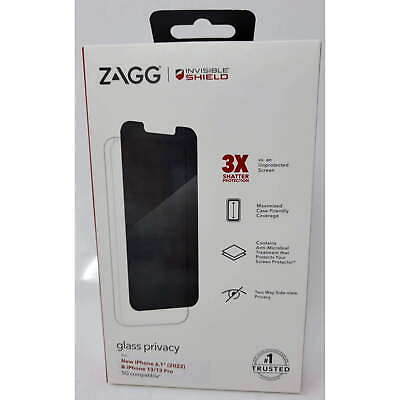 #ad ZAGG Invisible Shield Glass Privacy for iPhone 13 13 Pro 14 6.1quot; $17.99