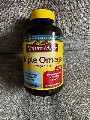 #ad #ad Nature Made Triple Omega3 6 9 150Count Exp3 2026 Brand New Free Ship $21.95