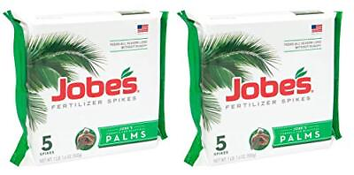 Jobe#x27;s Palm Tree Fertilizer Spikes 10 5 10 Time Release Fertilizer for All Ou... $36.90