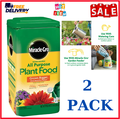 Miracle Grow Water Soluble All Purpose Plant Food All Season Plant Food Blue $28.11