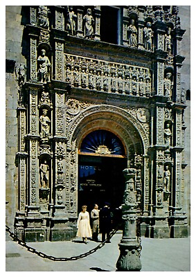Santiago De Compostela Catholic Kings Hotel Chrome Postcard UNP $3.00