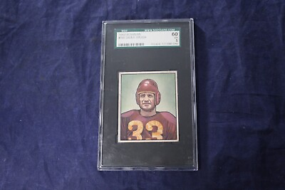 #ad 1950 Bowman #100 Sammy Baugh Card SGC Graded 5 EX 60 Washington Redskins $259.95