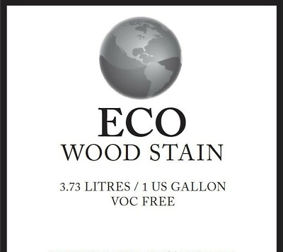 #ad #ad Eco Wood Stain 1 Gallon Black VOC Free Eco Friendly Eco Safe WoodTreatment C $29.99