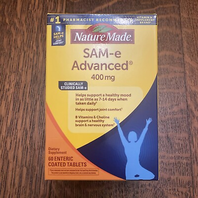 #ad #ad Nature Made SAM e Advanced 400mg 60 Tablets Supports Healthy Mood amp; Joints 09 24 $34.99