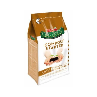 Jobe#x27;s Organic Compost Starter Fertilizer 4 4 2 4 Pound Bag Pack of 4 $74.62