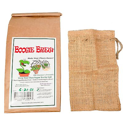 Boogie Brew Compost Tea 2 Part Formula 3 Pounds Makes 50 Gallons. The Organ... $57.75