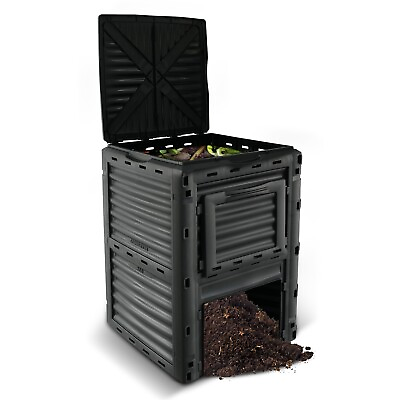 #ad VILOBOS 80 Gal Garden Compost Bin Large Composter Barrel Household Waste Saver $59.99