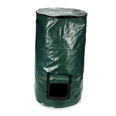 #ad Compost Bins Outdoor Garden Compost Bag Reusable Garden Yard Waste Bag green $23.91